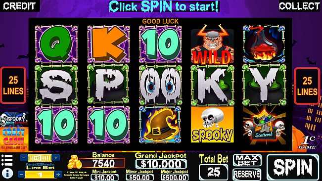 Spooky Spins Returns : Crazy Cash Edition - Slots
