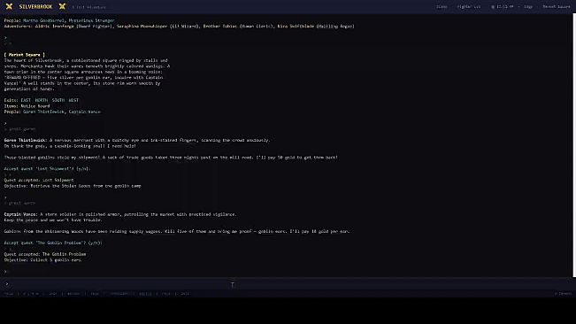 Silverbrook: a Text-Based RPG