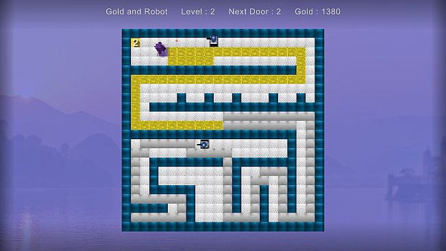 Gold and Robot