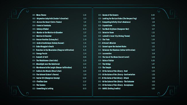 The Library of Babel Soundtrack