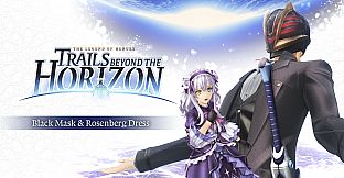 Trails beyond the Horizon - Black Mask & Rosenberg Dress