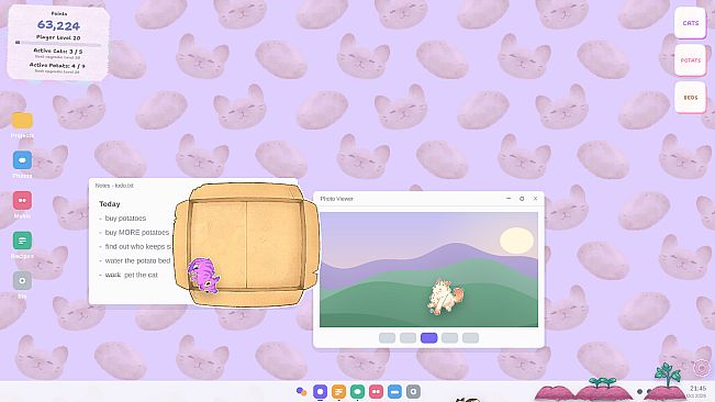 Desktop Cat or Potat