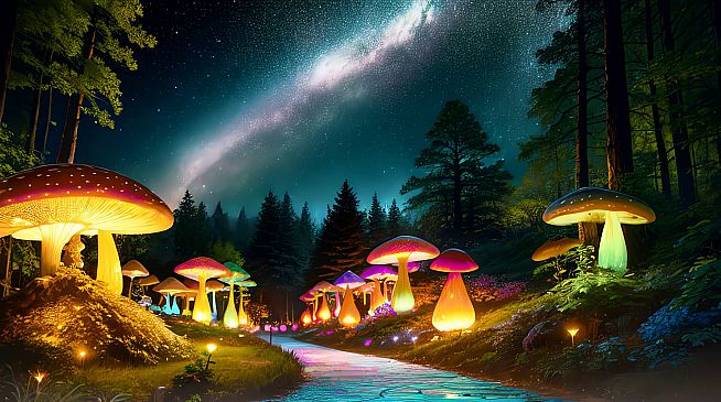 AI-VJ - Magic Forest Visuals