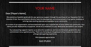 Infection Crisis: Fight For Life - Support DLC