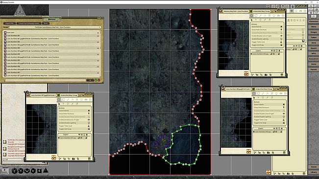 Fantasy Grounds - Pathfinder RPG - GameMastery Map Pack: Cave Chambers