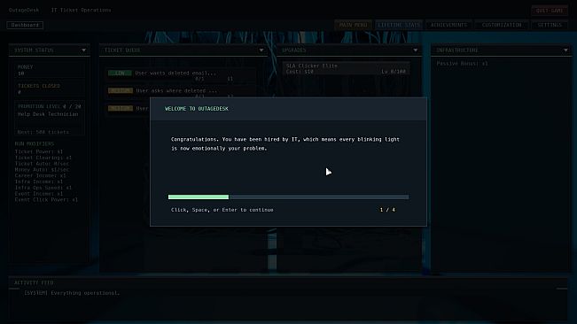IT Outage Desk