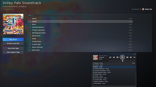 Volley Pals Soundtrack