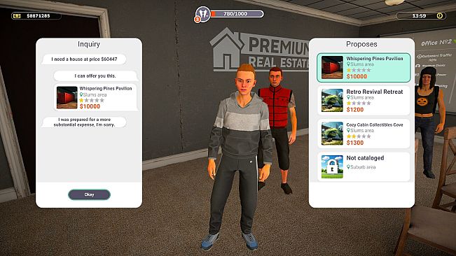 REAL ESTATE Simulator - FROM BUM TO MILLIONAIRE