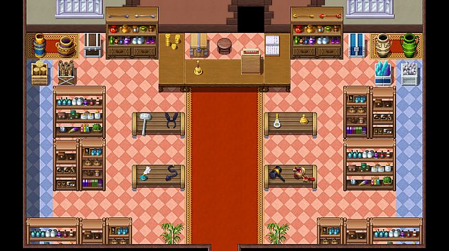 RPG Maker MZ - Shop Materials Tileset - Interior / Exterior