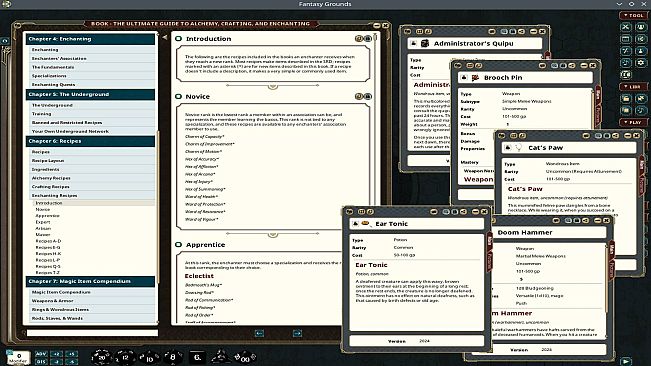 Fantasy Grounds - The Ultimate Guide to Alchemy, Crafting and Enchanting