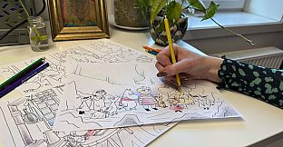 Moomintroll: Winter's Warmth - Digital coloring book