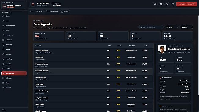 Football Dynasty Manager