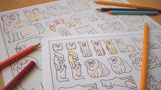 Dogs Organized Neatly - Paper Edition