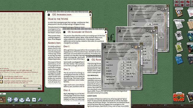 Fantasy Grounds - Dead in the Water (CoC)