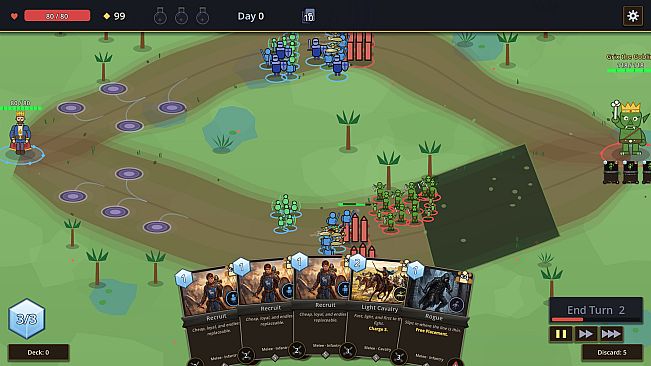 Warlords: Deckbuilding Autobattler
