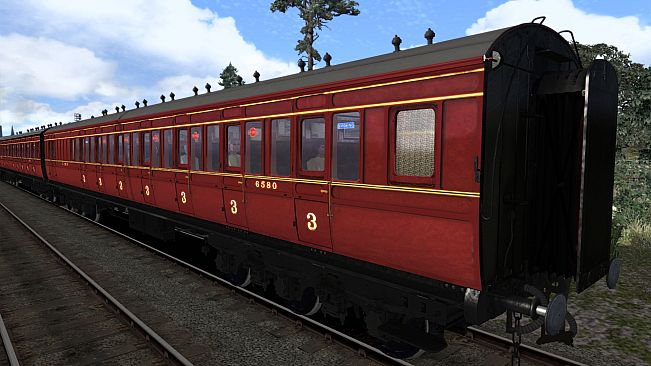 TS Marketplace: Caledonian Railway 65ft Grampian LMS Period 3 Coach Pack