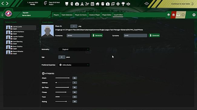 Rugby League Team Manager 4