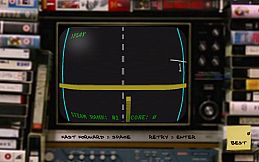 FIRST STEAM GAME VHS - COLOR RETRO RACER : MILES CHALLENGE