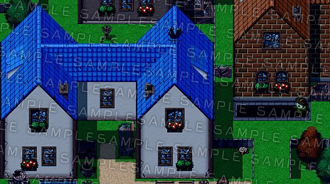 RPG Maker MZ - Krachware Fantasy Town Exterior Tileset