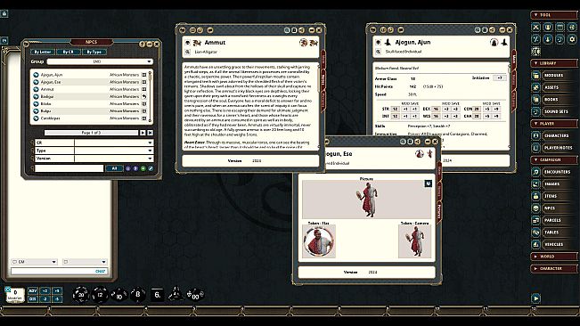 Fantasy Grounds - Legendary Bestiaries - African Monsters