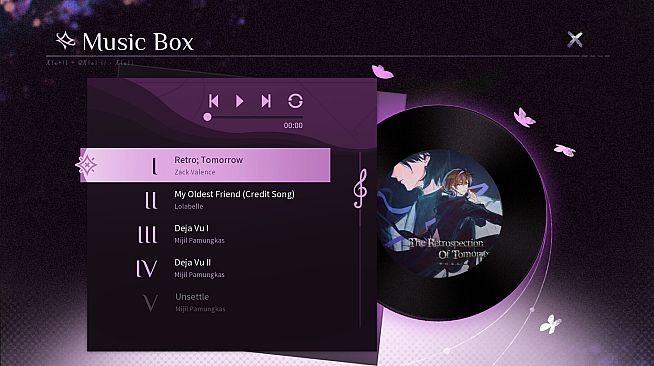 The Retrospection Of Tomorrow - Music Box