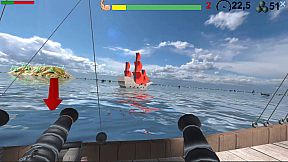 Pirates. Naval battle