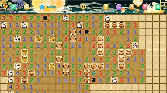 Let's Minesweeper - Full Moon, Mid-Autumn Skin Pack