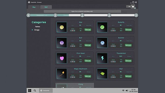 DeepWeb Simulator: Prologue