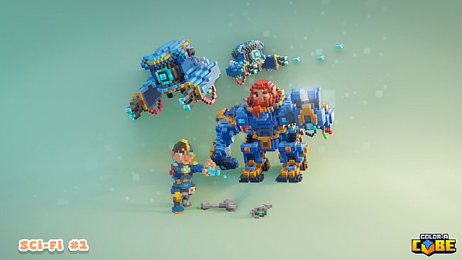 Color-A-Cube - Scifi Pack #1
