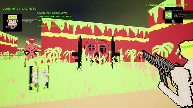 Commando:  Hell's Target 3D