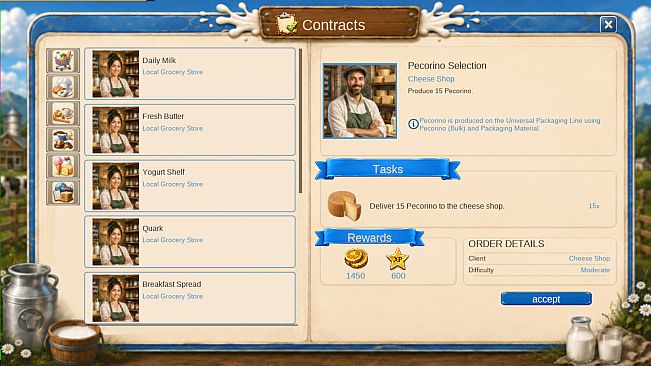 Dairy Empire: Production Simulator