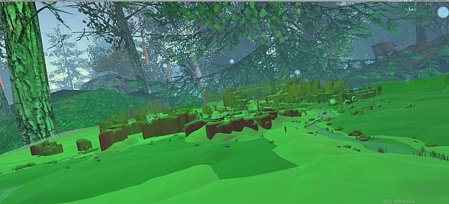 VR Wonderland: mini civilizations in a forest