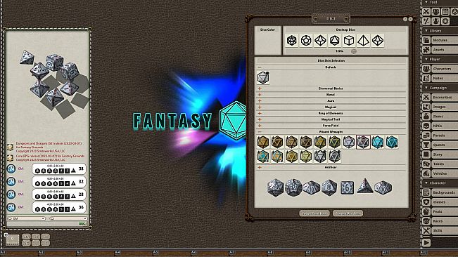 Fantasy Grounds - Wizard Wrought Dice Pack