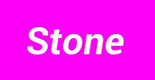 STONE - ART BOOK