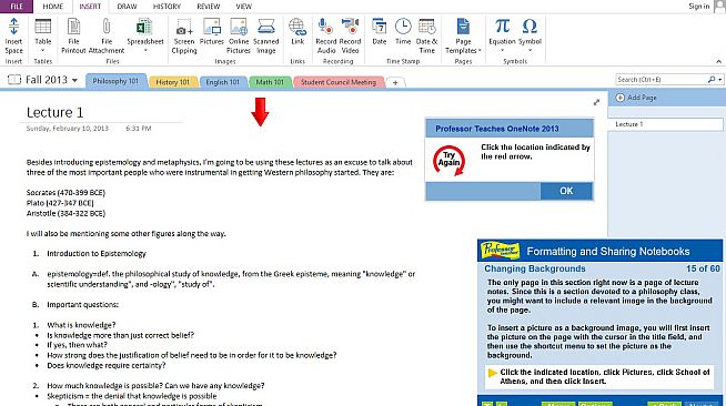 Professor Teaches OneNote 2013 & 365