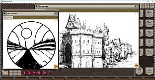 Fantasy Grounds - Village Backdrop : Longbridge (5E)