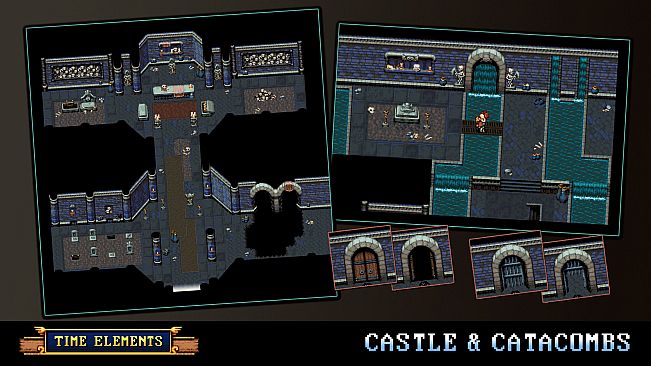 RPG Maker MZ - Time Elements - Castle and Catacombs