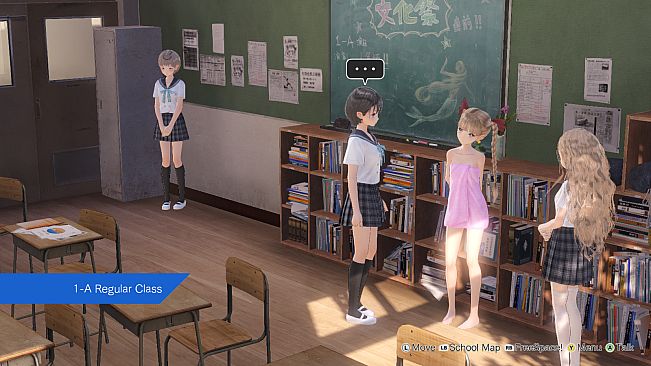 BLUE REFLECTION - Bath Towels Set B (Yuzu, Shihori, Kei)