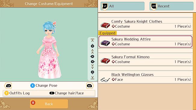 Cherry Blossom Set - WorldNeverland - Daily Life in the Elnea Kingdom - Another Life Adventure