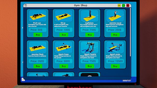 Gym Simulator