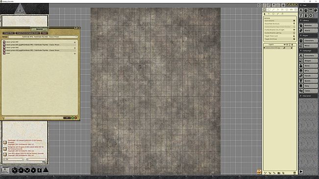 Fantasy Grounds - Pathfinder RPG - Pathfinder Flip-Mat - Classic Prison