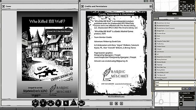 Fantasy Grounds - Who Killed BB Wolf?