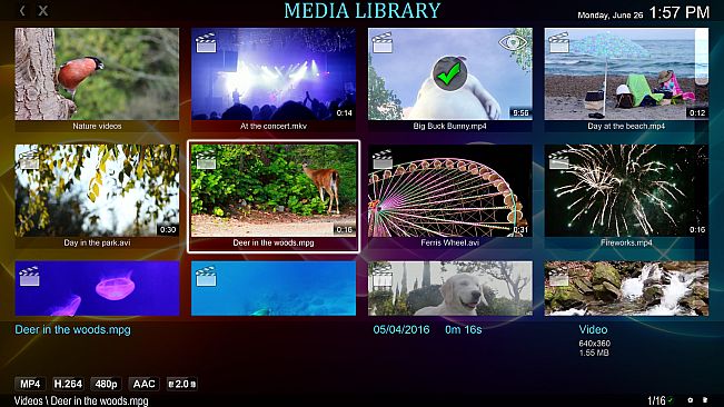 Zoom Player - 4K fullscreen navigation skin