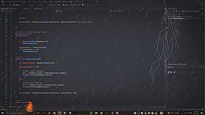 Cozy Desktop: Relaxing Weather and Atmosphere