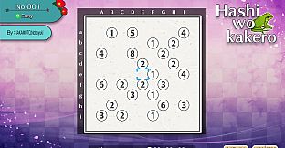 Puzzle by Nikoli W Hashiwokakero