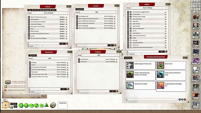 Fantasy Grounds - Dawn of the Daikaiju