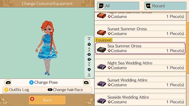 Seaside Wedding Set - WorldNeverland - Daily Life in the Elnea Kingdom