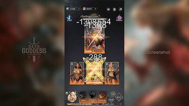 Dark Goddess of Destruction: Idle