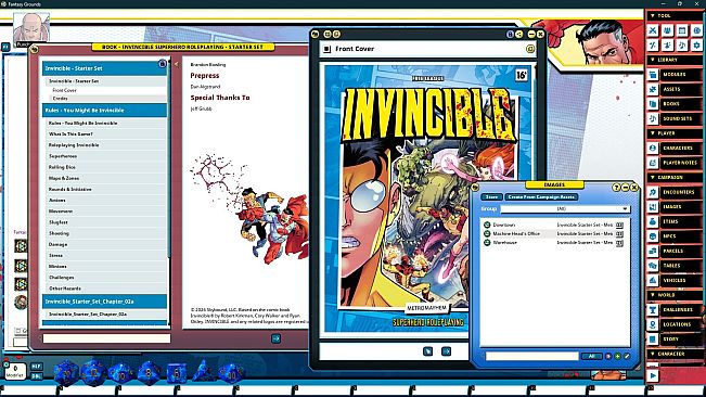 Fantasy Grounds - Invincible Superhero Roleplaying Starter Set