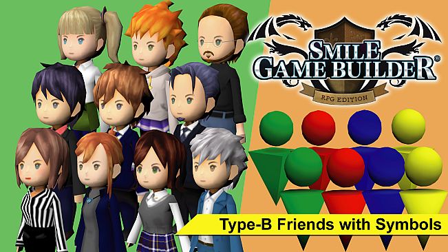 SMILE GAME BUILDER Type-B Friends with Symbols